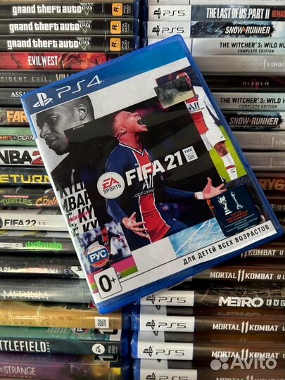 Игра FIFA 21 русская ps4, ps5