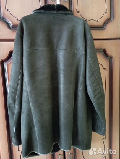 Кожаная дубленка мужская