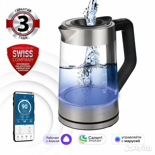 Polaris Электрический чайник wifi IQ Home