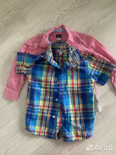 Шорты рубашки мальчики 3-4 лет