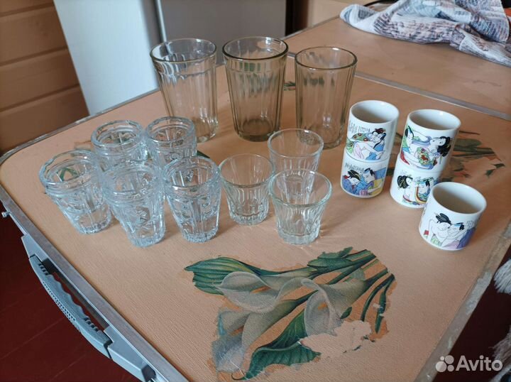 Рюмки СССР. Хрусталь. Стекло