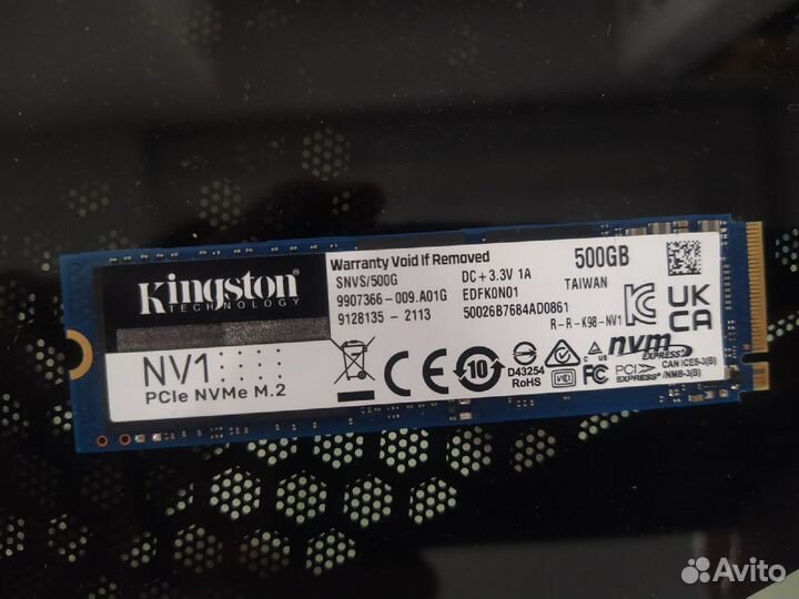 SSD m2 Kingston NV1 500 гб