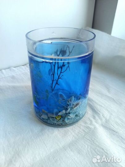 Стаканы для зубных щеток с рыбками, леруа мерлен