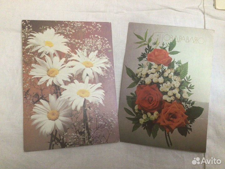 Открытки СССР с 8 марта чистые