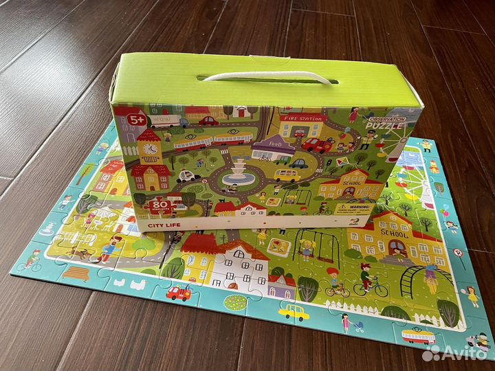 Пазл dodo (city life) 80 деталей