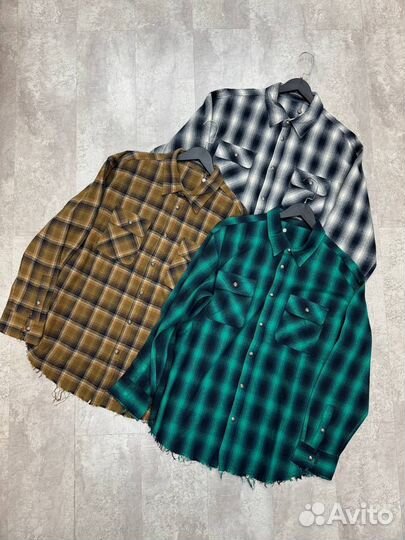 Рубашка в клетку Chrome Hearts(премиум качество)