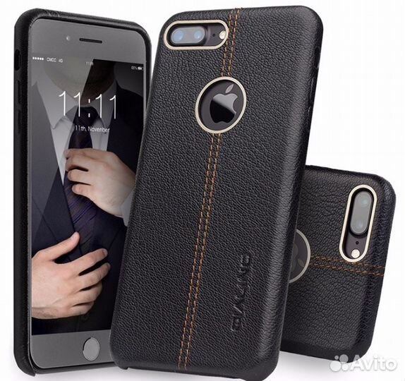 Apple iPhone 7 Plus новый кожаный чехол