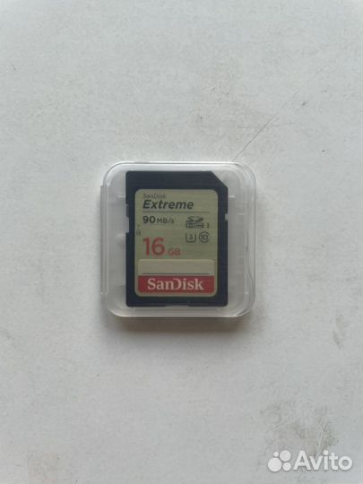 Карта памяти SanDisk Extreme sdhc 16GB