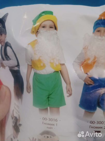 Новогодний костюм гнома, гном, гномик, костюм