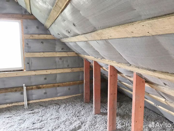 Утепление изнутри крыши/мансарды/пола