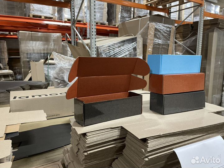 Картонные коробки 200х65х65 мм премиум в наличии