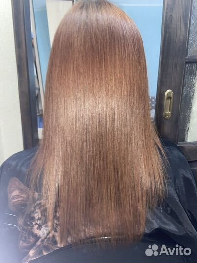 Кератиновое выпрямление