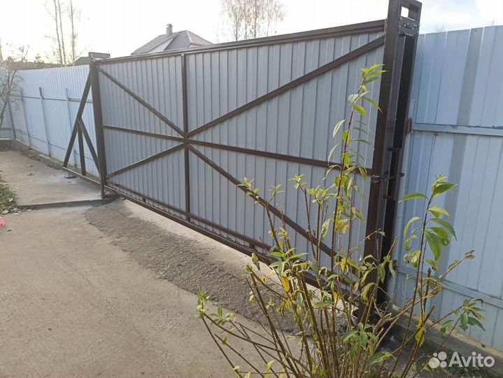 Откатные ворота под ключ