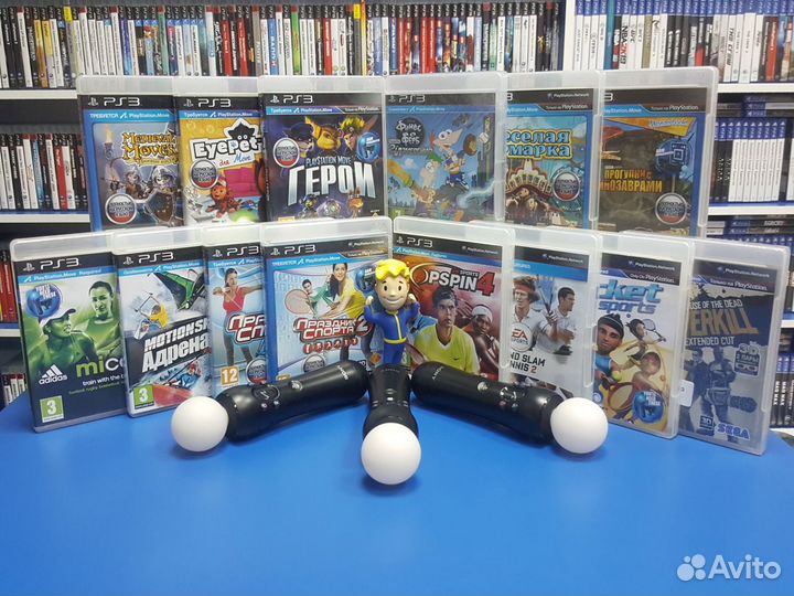 30+ игр для Playstation Move PS3