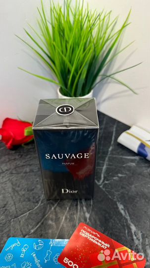 Dior sauvage parfum духи 100мл закрытые