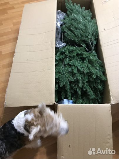 Ель искусственная полностью литая 210см в брони