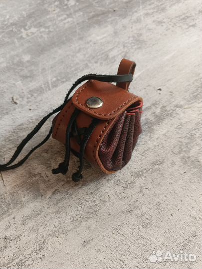 Кошелёк, кисет из натуральной кожи