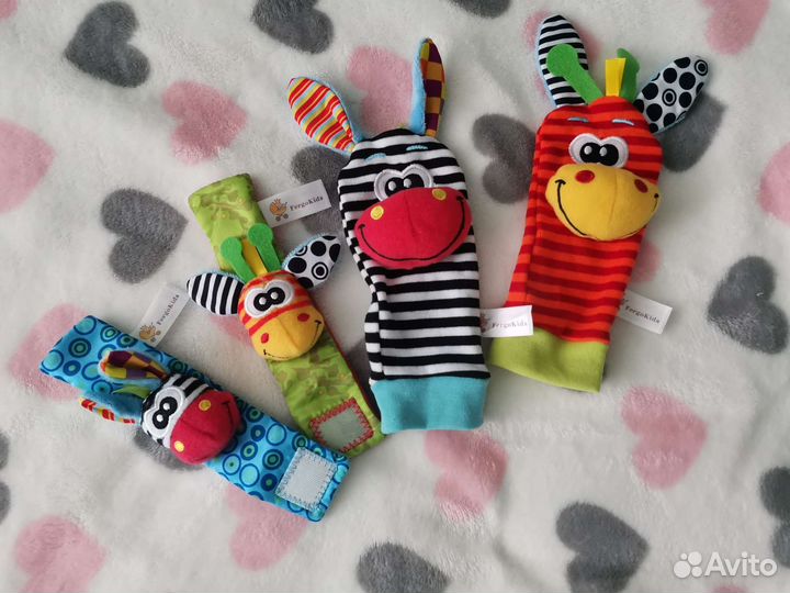 Новые носочки и браслеты с погремушками