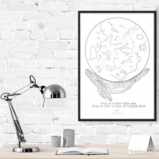 Подарок Карта звёздного неба