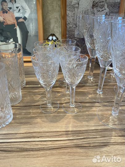 Хрустальные бокалы СССР