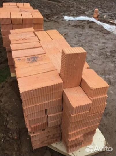 Кирпич одинарный полнотелый, кирпич двойной