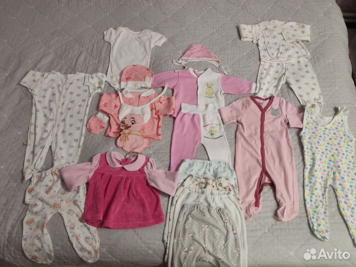 Детские вещи пакетом для девочки 62-68