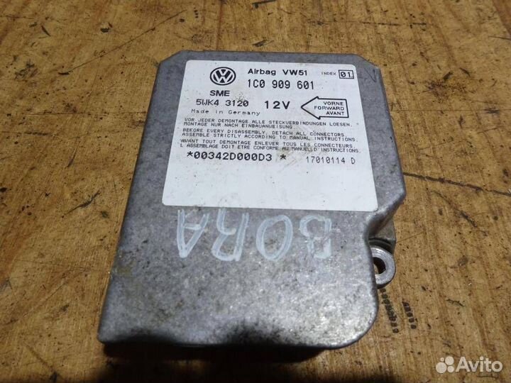 Блок управления AIR BAG Volkswagen Bora A4 1998-2