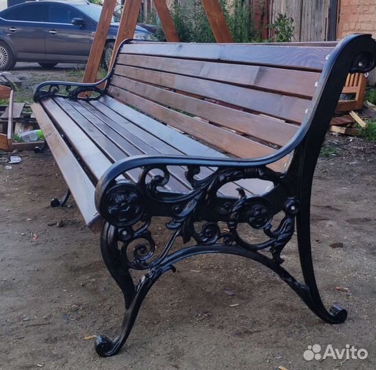 Скамейка на дачу (чугун)