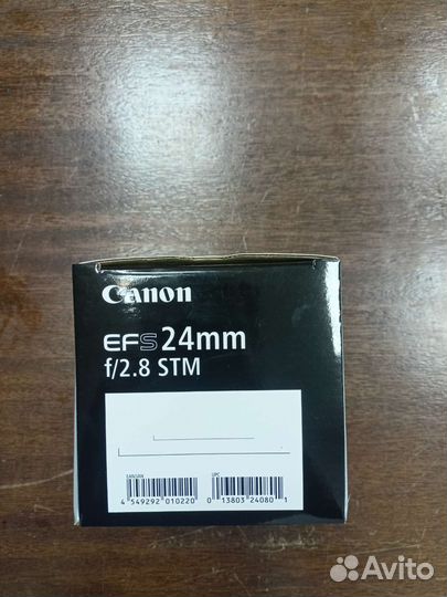 Canon EF-S 24mm f/2.8 STM