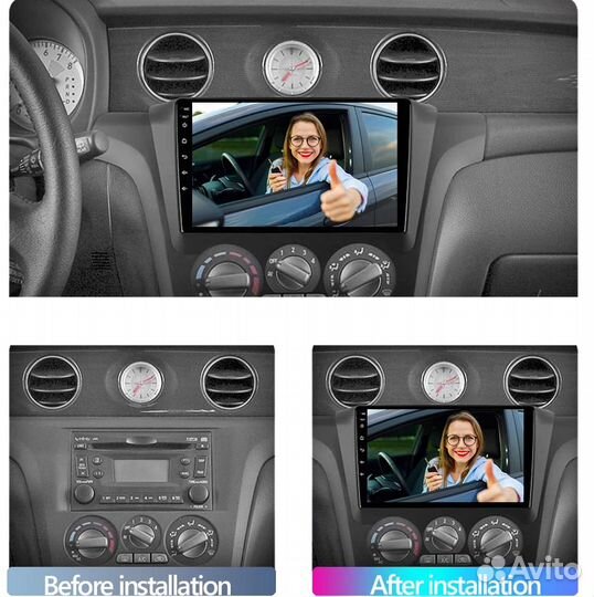 Новая Магнитола Mitsubishi outlander 1/32 Qled