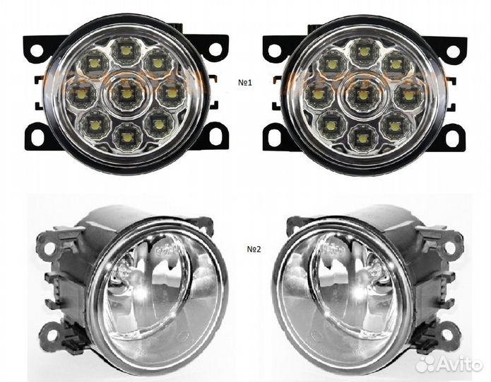 Туманка Mitsubishi Pajero V 8/ 9 W/Pajero IV 2006+