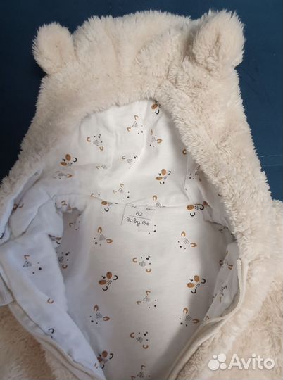 Комбинезон плюшевый 62