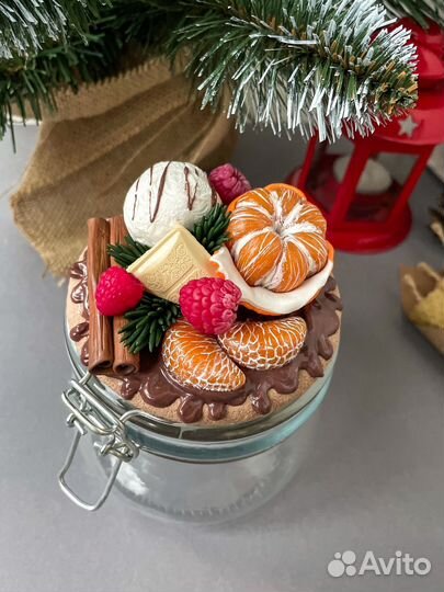 Баночка с декором