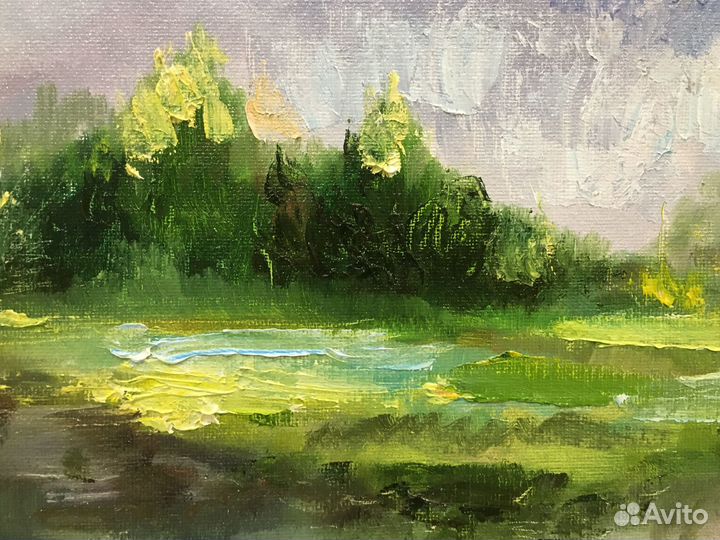 Картина маслом пейзаж
