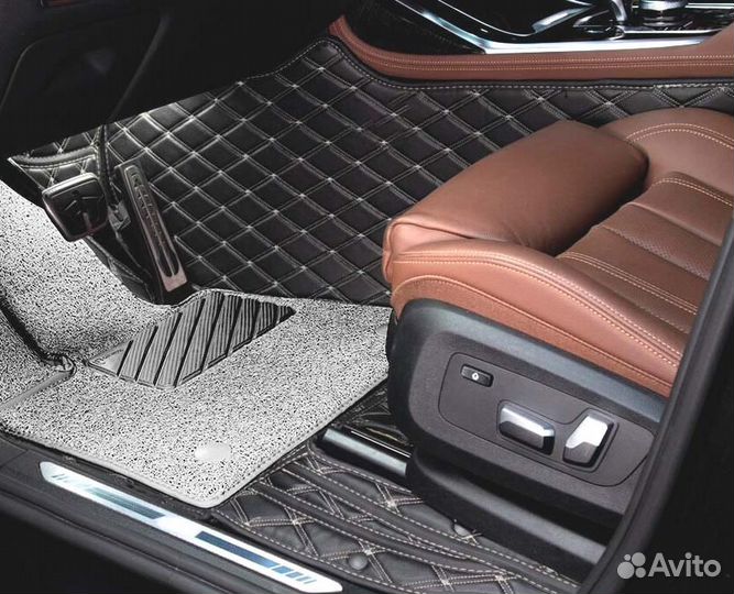 3D Коврики BMW Салон Багажник из Экокожи