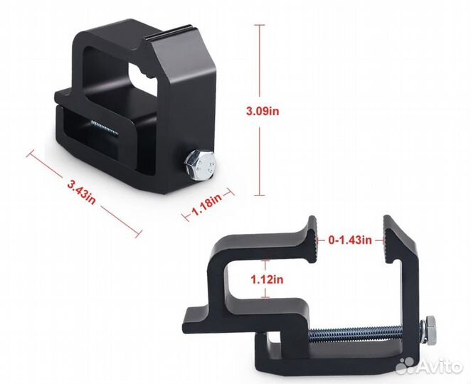 Струбцина, крепеж для кунга