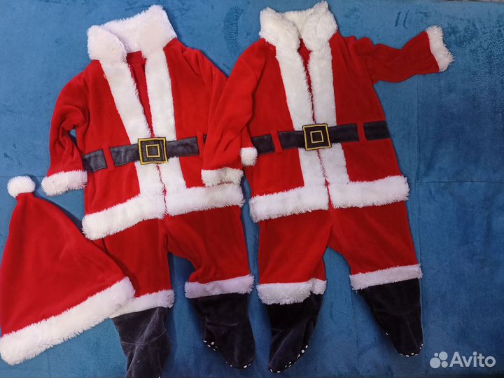 Костюм санта клаус для двойни