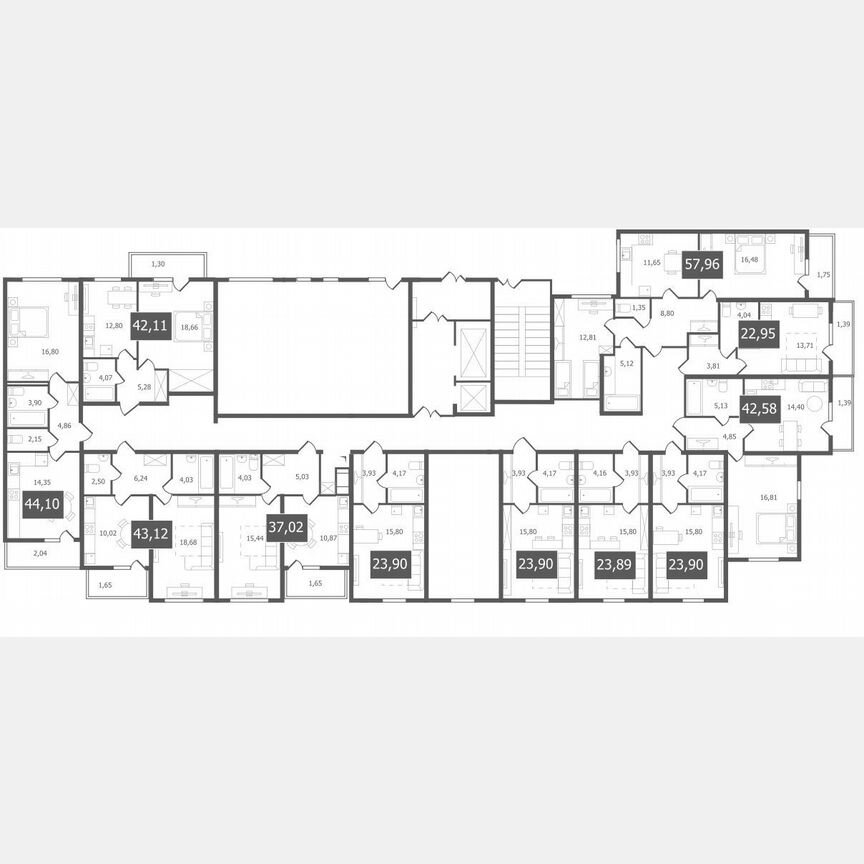 Квартира-студия, 23,9 м², 1/11 эт.