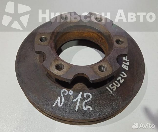 Диск тормозной isuzu ELF, NPR, 6 шпилек, б/у