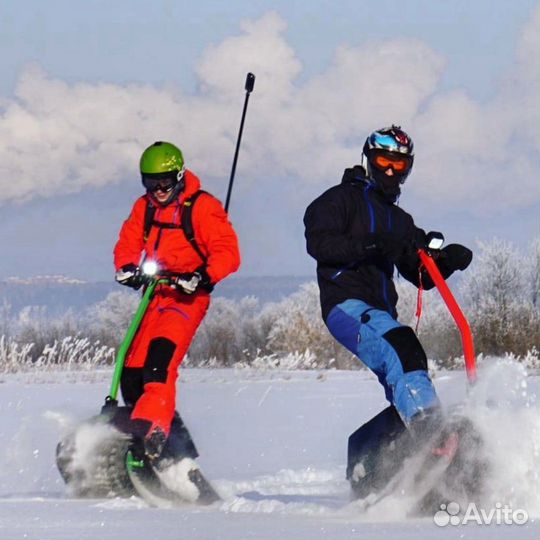 Мотосноуборд,тест драйв, обучение