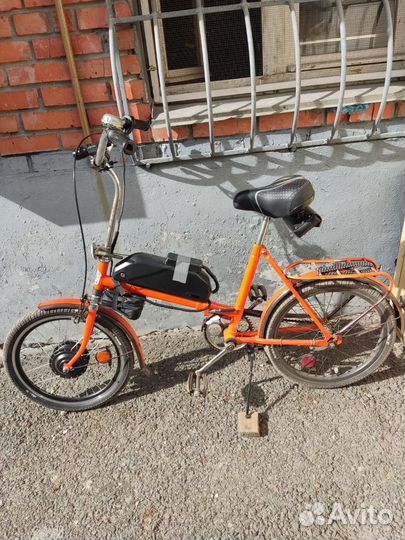 Велосипед складной Кама СССР, электро