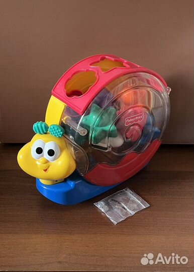 Развивающая муз.игрушка Сортер Улитка Fisher Price