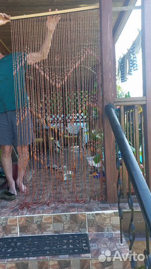 Деревянная занавеска