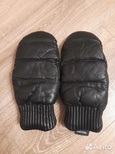 Перчатки женские кожаные зимние