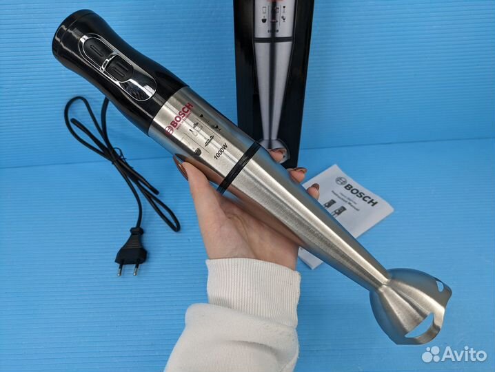 Блендер Bosch погружной 1000вт 2 скорости