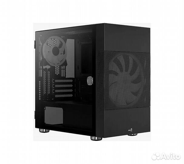 Компьютерный корпус Aerocool Atomic-G-BK-v1, черны