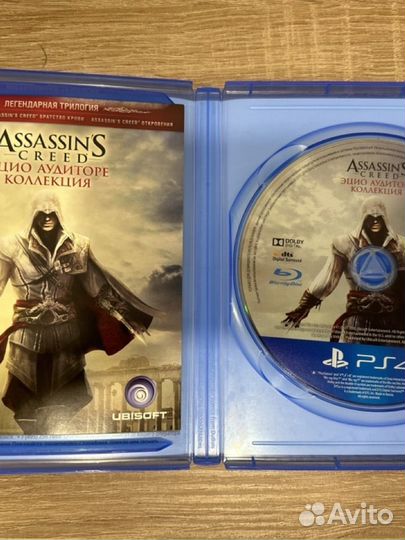 Диск Assassin'S Creed 3 части на русском языке