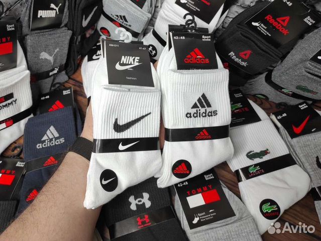 Носки Nike Adidas Puma Reebok