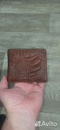 Портмоне мужское кожа крокодил gloss