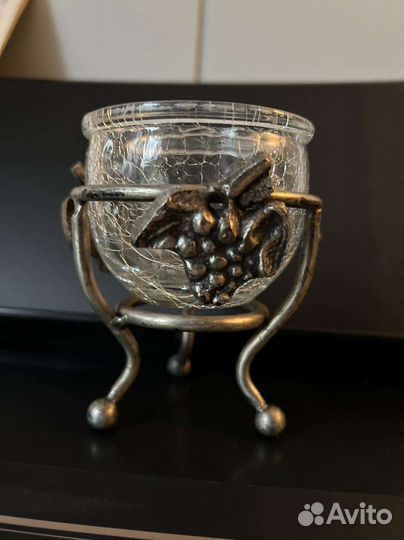 Солонка. Винтаж. Бронза. Ручная работа